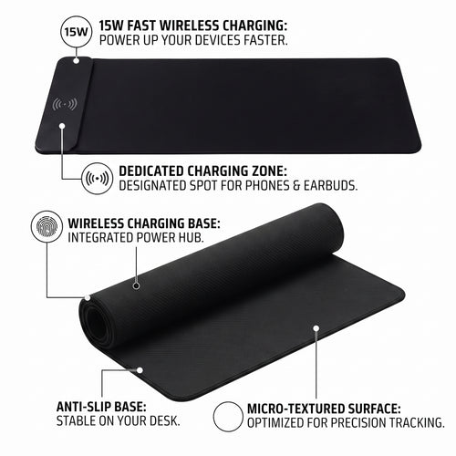 Corporate™ Executive Charging Mouse Pad