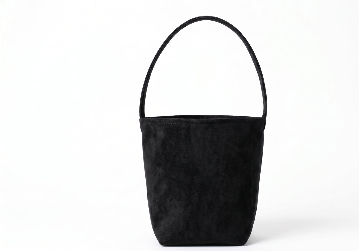 Corporate Suede Bucket Shoulder Bag