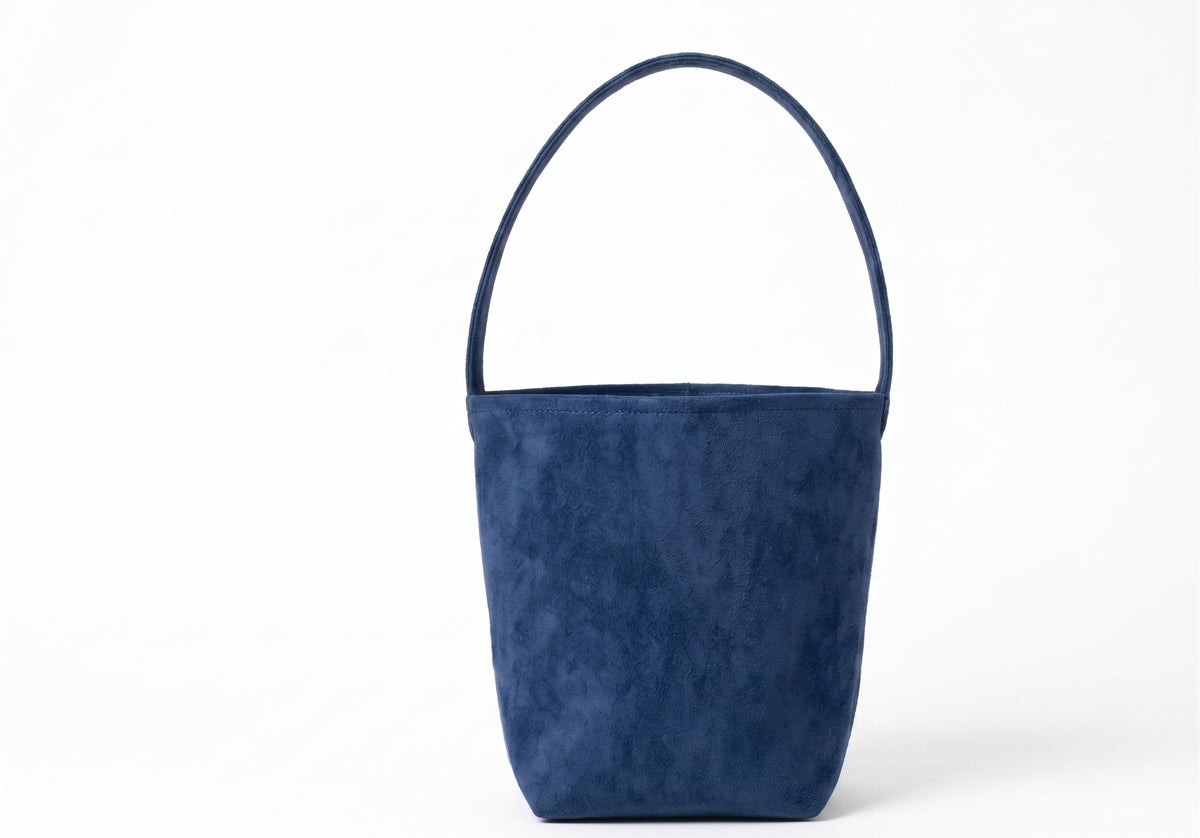 Corporate Suede Bucket Shoulder Bag